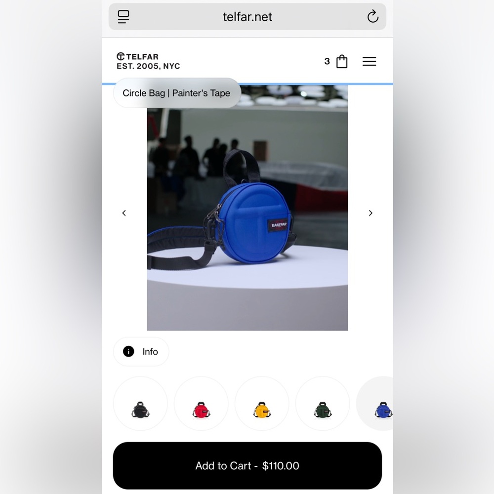 Eastpak + Telfar Circle Bag